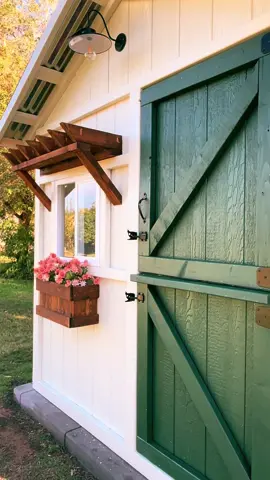 Our latest model - The Farmhouse Coop! Follow us for more videos of this amazing structure! #chickencoop #farmhouse #homestead #backyardchickens #backyardfarming 