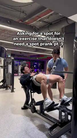 Bro was spotting air 😆 - - - - #gym #GymLife #gymvideos #GymTok #trainingtips #training #hypertrophy #trainingprogram #exercise #workout #gymfit #gymgoals #bodypositivity #legs #legday #buildmuscle #Fitness #gymmotivation #gymhumor #gymhumour #gymfunny #comedy #fyp #foryou #fypシ 