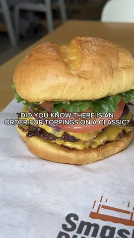 it's called the LTOP ✨ (lettuce, tomatoes, onions, & pickles) #smashburger #fyp 