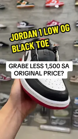 SOBRANG MURANG JORDAN 1 LOW OG BLACK TOE #shoepeeps #jordan1lowogblacktoe 
