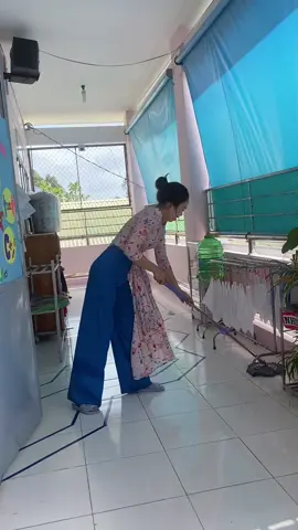 Khi tôi hưởng ứng tuần lễ mac áo dài #cogiaomamnon🥰 #aodai#8thang3  
