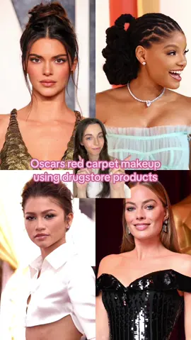 Wanna recreate your favourite Oscars glam moments? Beauty girlies don’t gatekeep and we’ve found the best celebrity red carpet makeup combo, featuring all your drugstore faves.  #celebritymakeup #theoscars #oscars2024 #glowymakeup #drugstoremakeup #flawlessfilterdupe #redcarpet 