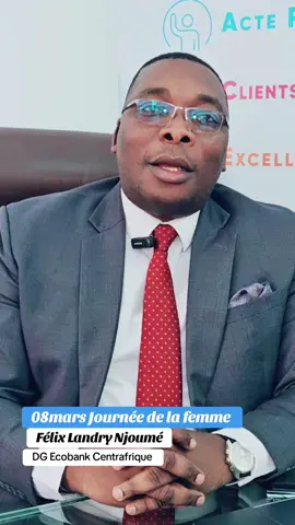 Félix Landry Njoumé Directeur général Ecobank Centrafrique #foryou #tiktok #pays #paris #photography #herveserefiodiaspora 