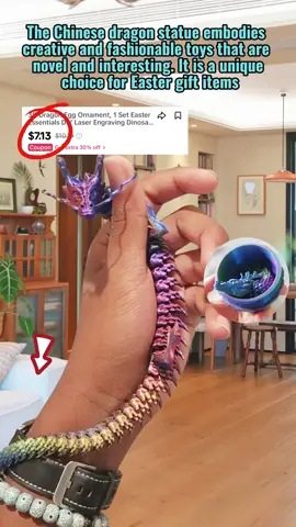 This unique ornament resembles a dragon egg and allows for personalization through diy laser engraving. Ideal for easter decorations, the ornament combines the fascination of dinosaurs with a hands on crafting experience. Get it now for your decorations 🐉🌟 #TikTokShopBlackFriday #TikTokShopCyberMonday #usa #TikTokMadeMeBuyIt #TikTokShop #dragonegg #foryoupage #decorations #toys #dragon #homeliving #workouts #foryouu