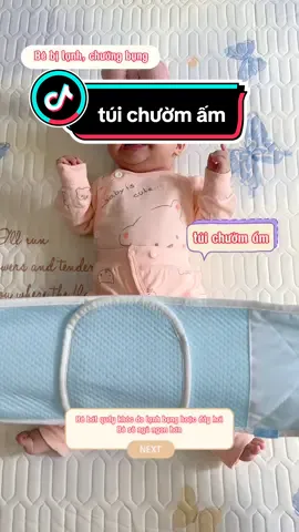 Bé hay quấy khóc có thể do bị lạnh bụng hoặc đầy hơi nhé#reviewmevabe #xuhuong #mebimsua #nuoicon #yeucon #chamcon #baby #mevabe 