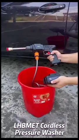 Wireless Car Washer 998VF Lithium Battery Portable High Pressure Washer Clean Water Gun Gun Washers! #waterjet #washer #pamair #spraygun #waterjetmurah #cucikereta #basuhmotor #fypdongggggggg #sahabattiktok #affiliatetiktok 