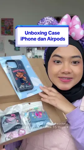 Ihhh senangnya, lucu banget lho ini, aku dapet dari @Wodecase.id 🥰🫶🏻 #haulcaseiphone #caseiphone #iphonecase #airpodscase #asakecilcaseiphone 