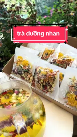trà dưỡng nhan #tràthaomoc #tràhoa 