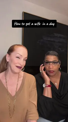 How to get a wife in one day…💍 #wlw #lovewins #tracieandcheryl #marriagehumor #fyp #wives #LoveIsLove