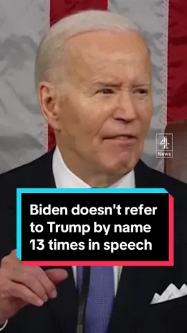 President Joe Biden refers to Donald Trump as his 