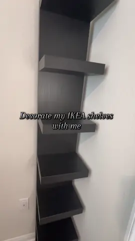 Decorate my Ikea Shelves with me #Home #homedecor #organize #ikea #ikeatok #aesthetic #trending #viral #fyp #ikealackshelf #roomdecor #roommakeover #organize #inspo #blackgirltiktok #blackgirlluxury #blackgirlapartment #minimalistdecor #blackgirlcontentcreator 