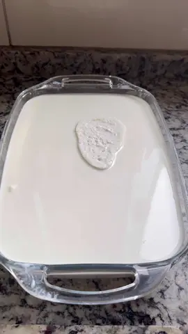 Iogurte grego caseiro. 