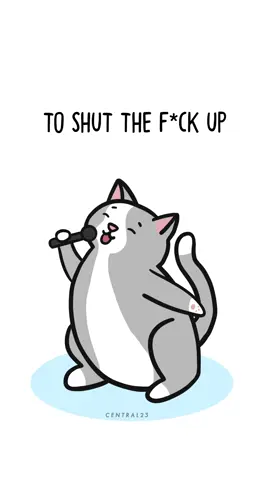 Playing in my head on repeat today🤣 #stfu #relatable #mood #catsoftiktok 