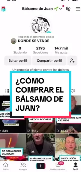Respuesta a @jose Sois muchos los que nos preguntáis ¿Cómo comprar el Bálsamo de Juan? 🌱  #balsamodejuan #crema #natural #100%natural #musculos #articulaciones #dolor #remedio #eco #masajes #alivio