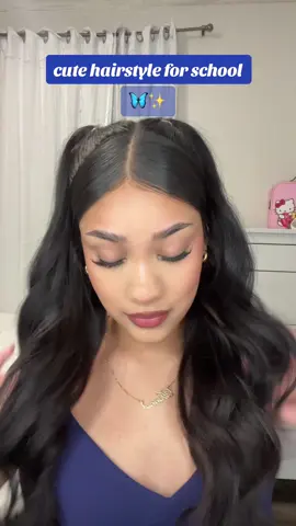 one of my fav hairstyles 🫶🫶 #hairstyle #fyp #hairstyleforschool #pigtails #hairtutorial #hairinspo 