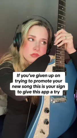 If you've given up on promoting your new song, this is your sign to give this app a try #musiciansoftiktok #apps #songwriting #videoediting