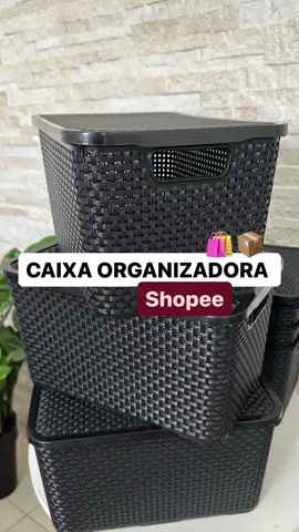 Comprinhas da Shopee 🥰 #caixasorganizadoras #shopee #shopeehaul 