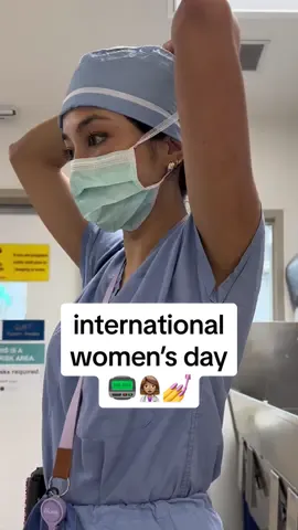 happy international women’s day!! 💕 Orthopedics is still by far the least gender diverse specialty in medicine, but we’re slowly making progress!! I’m happy to be part of the change and can’t wait for more women to come after me 💅 #doctor #greysanatomy #womeninmedicine #residency #medicalstudent #orthopedicsurgeon #medicalschool #surgeon 