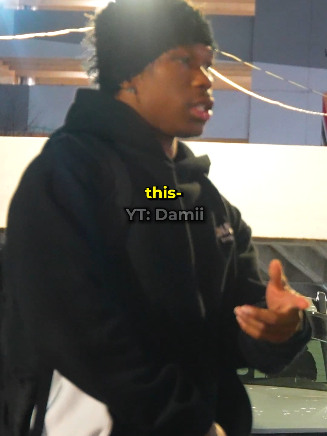 YouTube; damii 🔥 Full Vid: White Guy Won't Stop Saying The N-Word! #fyp #damii