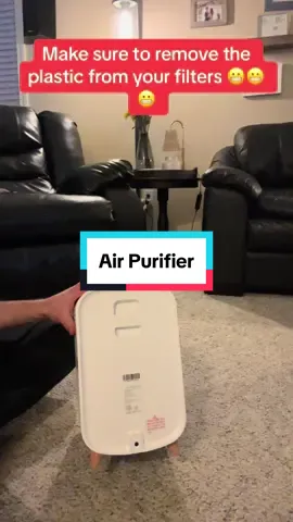 Make sure to take the plastic off of the filters, other than that this air purifier is amazing #airpurifier #cleanair #tiktokmademebuyit 