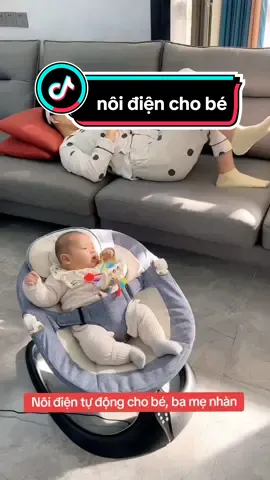 Nôi điện tự động cho bé #mevabe #baby #chamcon #yeucon #nuoicon #mebimsua #xuhuong #reviewmevabe 