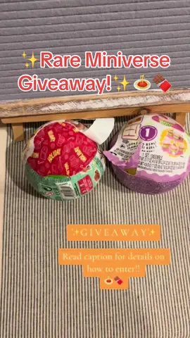 Trying to grow this TikTok so I can go live!  ✨To Enter: ✨ 1. Follow this account!  2. Like this post and comment which ultra rare miniverse you’d like to win (Wonka or Elf Spaghetti).  3. Bonus Entry: Follow my main account @Dani l SAHWM  ‼️Not affiliated with @Miniverse  #miniverse #personalshopper #personalshopping #giveaway #miniversemakeitminifood #mga #wonka #elf #elfspaghetti #wonkaminiverse #elfminiverse #makeitmini #rare #rareminiverse #miniversemakeitmini #willywonka #limitededition #ultrarare #ultrarareminiverse #easter #eastergifts #collectibles #collectible #wonkabar #goldenticket #toycollector #helpmegrow 