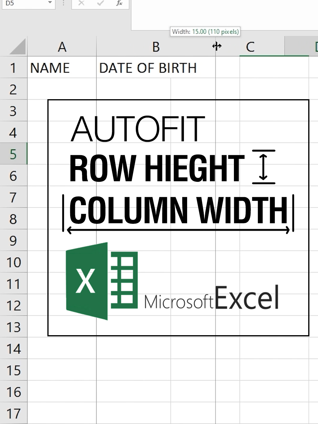 AUTOFIT ROW HEIGHT AND AUTOFIT COLUMN WIDTH IN MICROSOFT EXCEL ENTIRE WORKSHEET #exceltips #excel #exceltricks #exceltutorial
