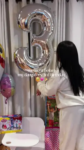 my little mama Turns 3 🥹🎉🩷🥲#toddlermom #big3 #birthdaygirl #fyp #turning3 #girlmom #foryou #bigsister 