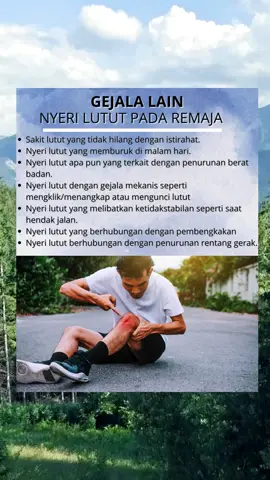 Gejala utama yang dirasakan dapat berupa nyeri tumpul, atau terasa pegal yang dirasakan bertahap atau semakin sering bila saat aktif. #nyerisendi #sendi #lututsakit #radangsendi #osteoarthritis 