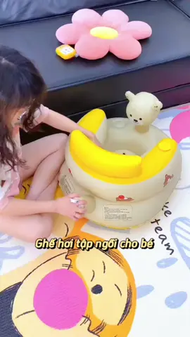 Ghế hơi tập ngồi cho bé #review #ghehoitapngoichobe #mevabe #ngocreview 