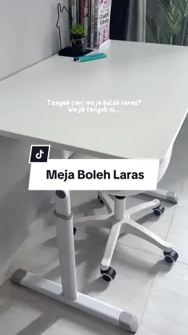 Lurve teroks! Bukan biashe2 tau. Korang should have this too...😍 #meja #table #studytable #officetable #mejabolehlaras #adjustabletable #liftable #adjustable #mejastudy #mejamurah #mejapejabat #mejastudymurah #mejabelajar #mejaaesthetic #mejabelajaraesthetic 