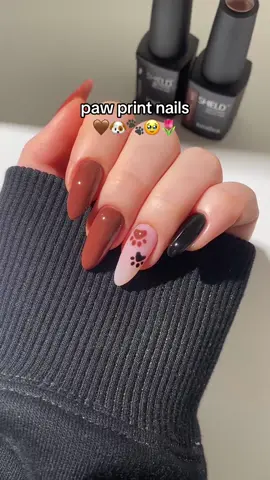 the cutest lil paw print nails! 🤎🐾 consider this a friendly reminder to hug your dogs for me today! 🥺 #dogsoftiktok #cutenails #nailart #nailarttutorial #doglover #diynails #nailinspo #naildesigns #nailtok #fypシ 