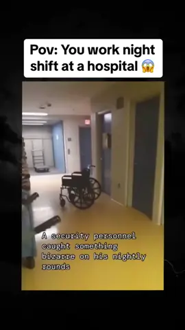 Pov: You work night shift at a hospital #scary #horror #mystery 