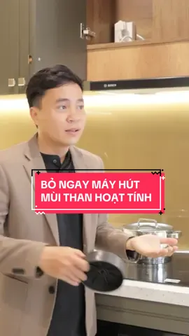 Máy hút mùi sử dụng than hoạt tính thật vô nghĩa… Nếu có làm nhà, Trọn Concept khuyên anh chị nên làm đường ống xả khói - hơi ra bên ngoài nhé. #noithat #TronConcept #mayhutmui #nhabep 