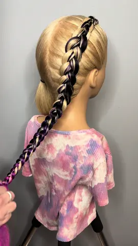 Speed up of the Feed In Plait 🥰🩷💜  #hairtutorial #hairstyle #hairtok #fypシ゚viral #hairvideos #girlshairstyles #hairvideos #girlshairstyles #cutehair #littlegirlshair #feedinhairtutorial #fypシ #braidersontiktok #tutorials 