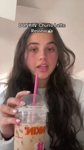 @Dunkin' you slayed with this one 🤭 #fyp #churrosignaturelatte #dunkin #dunkindonuts #churrolatte #dunkinchurrocoffeereview #coffee #coffeetiktok #dunkinreview 