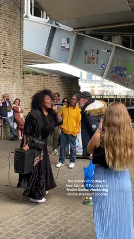 Denise Weeks. Angelic 🤍☁️#xfactor #thegreatestloveofall #london #fyp #whitneyhouston 