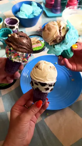 DIY cone party? We're in. #benandjerrys #icecream #cones #icecreamcones 