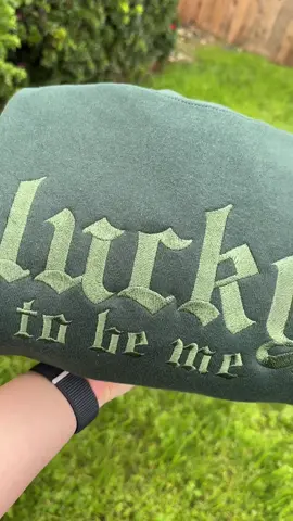 Lucky to be me 🍀💚 snag this crewneck now in our tiktok shop #allgreenforSt.Patricks’sDay #allgreenforstpatricksday #fyp #tiktokshop #shopwhm #lucky #stpatricksday #alttiktok 