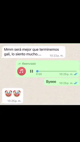 descarga la app de audios #puesdemipartepuedesiralv #bye #novios #miex 