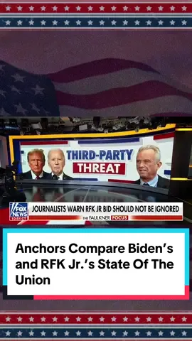 On Fox News, anchors compare President Biden’s and RFK Jr.’s State of the Union speeches. Veteran political journalists are urging: Do not ignore Robert F. Kennedy Jr. and his presidential bid. #rfkjr #kennedy24 