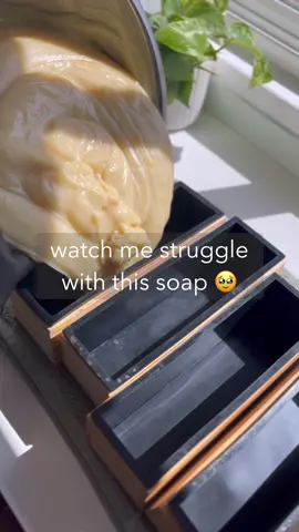 Sometimes soapin isnt so pretty!  #soapmakersoftiktok #soapmaking #smallbussiness #artisansoap #naturalsoap #coldprocesssoap #soapsoftiktok #ecoluxurysoap #soapmaker #luxuryskincarewithinreach #selfcaretiktok #SkinCare101 