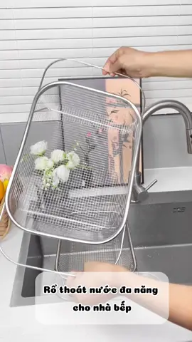 Rổ lọc gác bồn rửa bát đa năng, dùng để rửa rau củ quả, úp chén bát, hay lọc thức ăn thừa đều tiện #giadung #đồgiadụng #giadungtienich #minimart #rothoatnuoc #rothoatnuocgacbonrua #rothoatnuocdanang #rolocthucanthua #rolocnuoc 