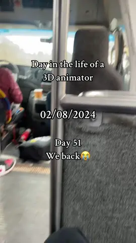 Bye to my cousin but today felt very slugggggish. One of those feelings when u come back home from traveling and u just wanna sleep in. Instead u work💀💀💀. This what it feels like rn except not traveling. #animation #pixar #dayinmylife #animator #lucasfilm 