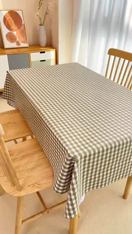 Taplak meja motif kotak kotak waterproof #taplakmejaantiair #taplakmejaaesthetic #taplakmeja #taplakmejamurah 