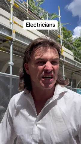 The cyclists of the jobsites #tradies #worksite #electricians #aussie #bogan #construction #skit #sparky 