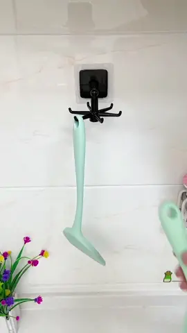 long.8 Kitchen hook Punch-FreeWall Hook Non-Trace 360° Rotation Foldable Strong Adhesive Magic Hook #rotatablehook #rotatablehooks #kitchentools #fyp #foryou #tiktokshop #budolfinds #homeimprovements #homeimprovement