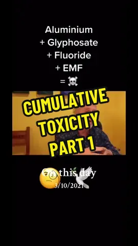 #onthisday Please see “CUMULATIVE TOXICITY” playlist on my homepage for more. 
