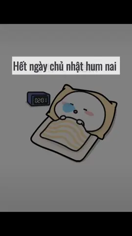 Zị là hết chủ nhật ròi đó saooo 😭 #quby #cute #namluoi #viral #trending #xuhuong 