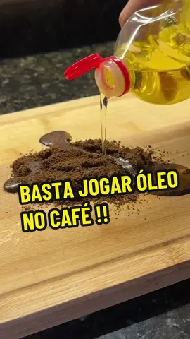 Basta jogar ÓLEO no CAFÉ, depois que fiz isso NUNCA MAIS gastei DINHEIRO !! #oleo #cafe #dicas #verao #mosquito 